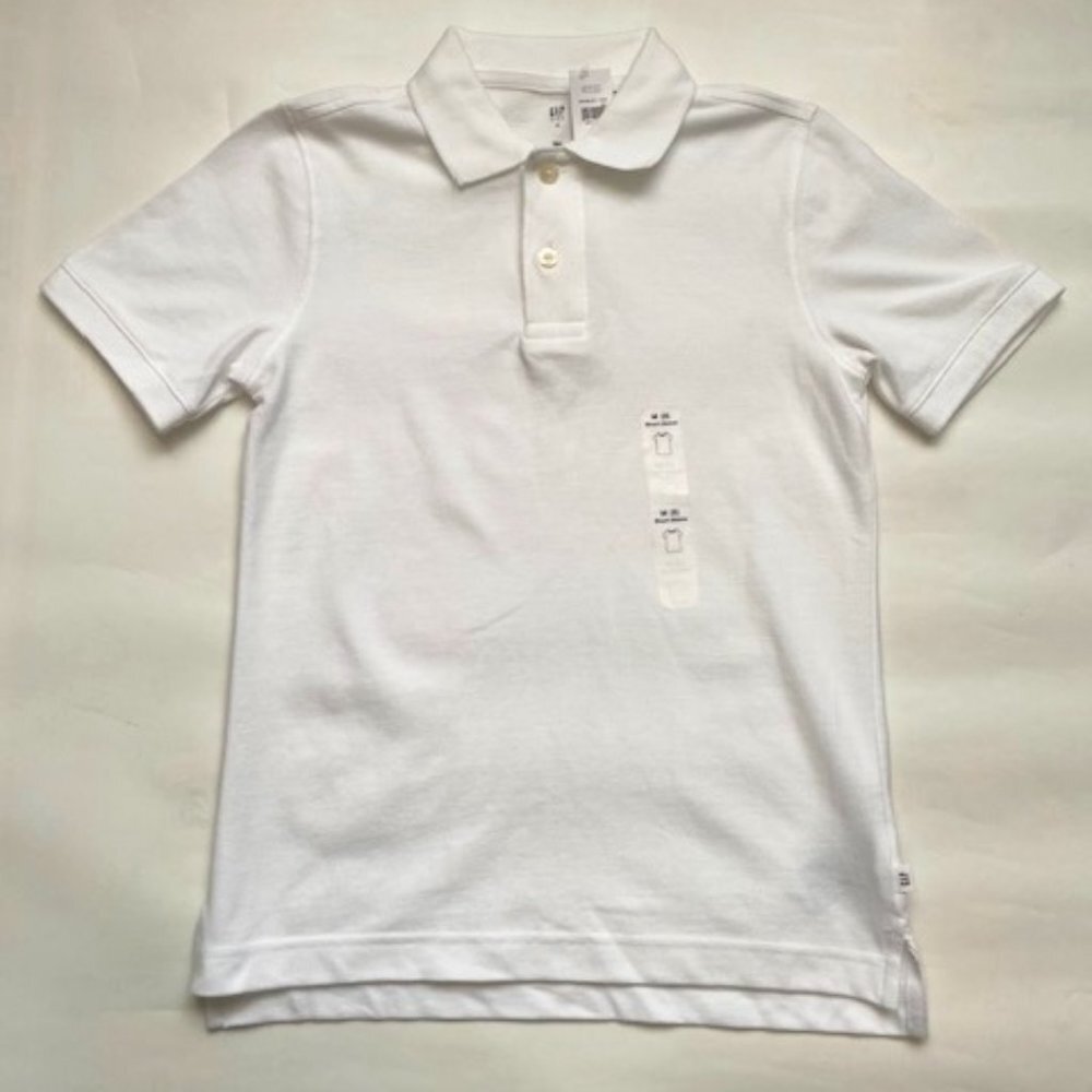 GAP BOYS PIQUE POLO SHIRT NWT SIZE 8 ( M)